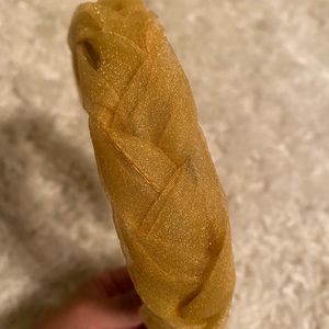 Francesca’s yellow braided headband.